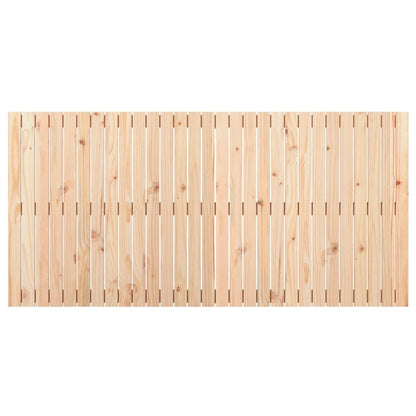 Wall Headboard 108x3x90 cm Solid Wood Pine Natural 185 cm