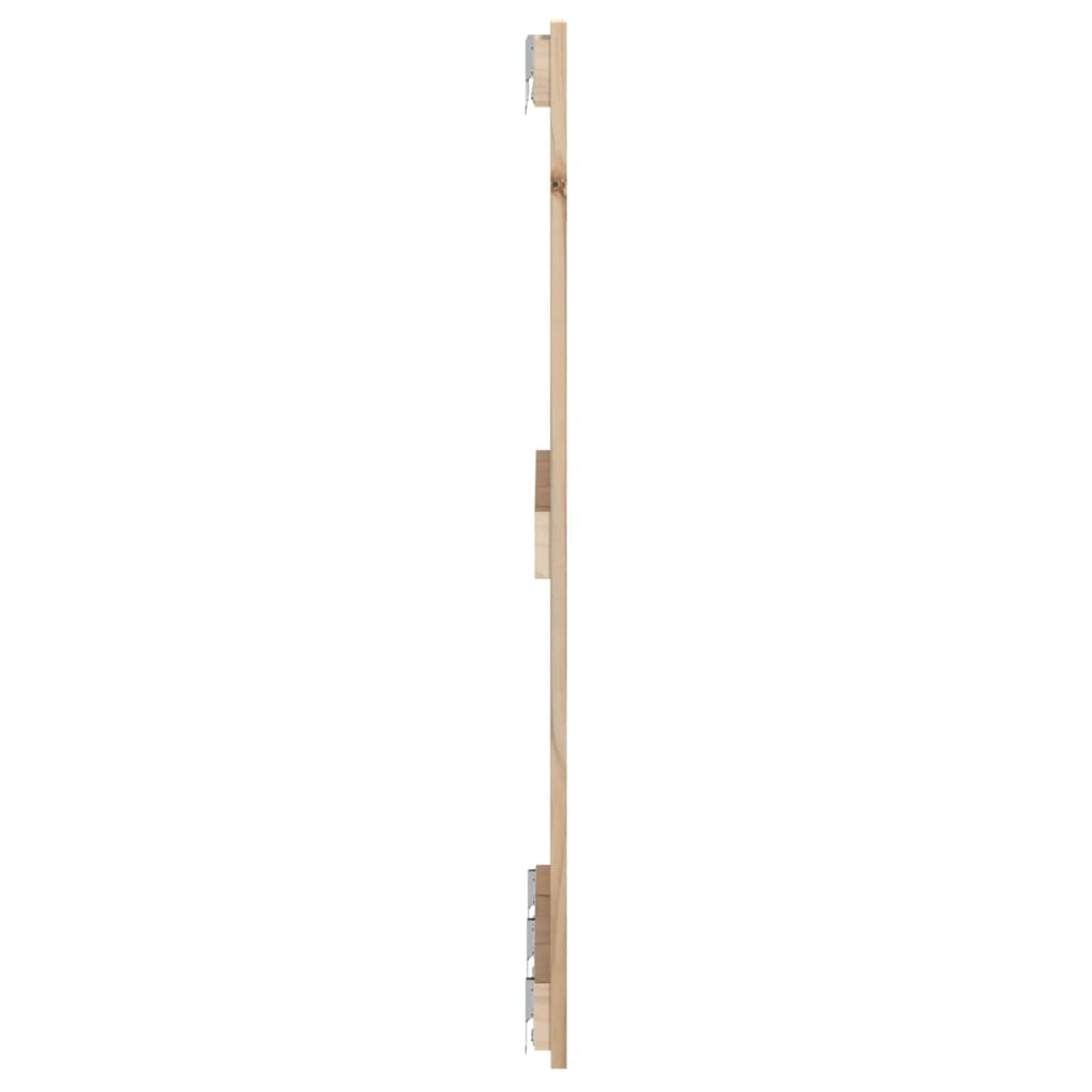 Wall Headboard 108x3x90 cm Solid Wood Pine Natural 185 cm