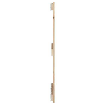 Wall Headboard 108x3x90 cm Solid Wood Pine Natural 185 cm