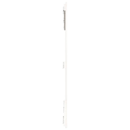 Wall Headboard 108x3x110 cm Solid Wood Pine White 159.5 cm