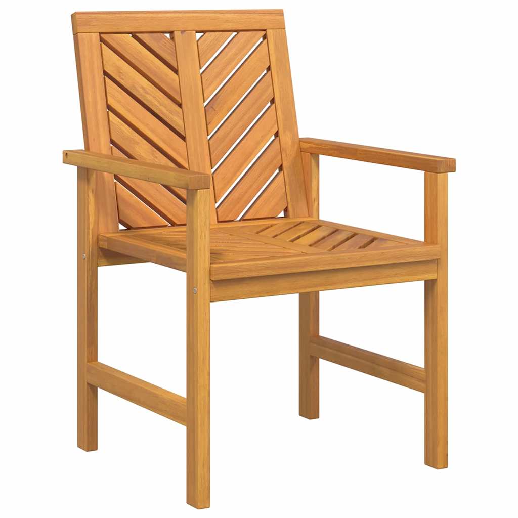 vidaXL Garden Dining Set 3 pcs Brown Solid Acacia Wood 5