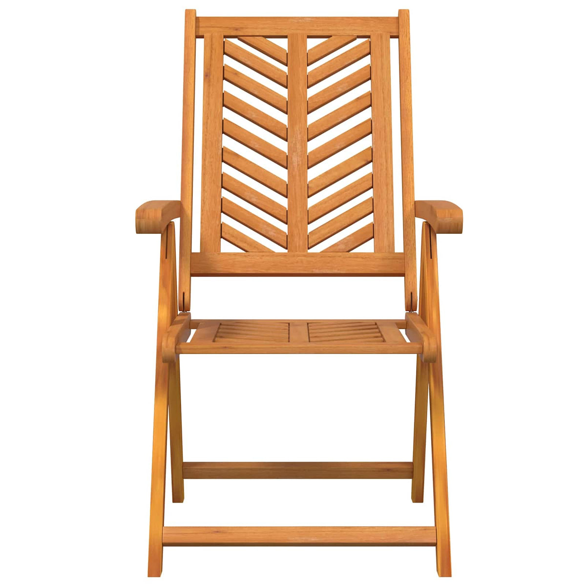 vidaXL Garden Chair 4 pcs Brown Solid Acacia Wood 5
