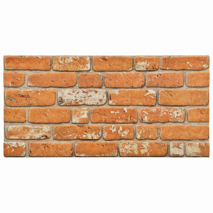 Wall Panels 10 pcs 100 x 50 cm EPS Foam Brick