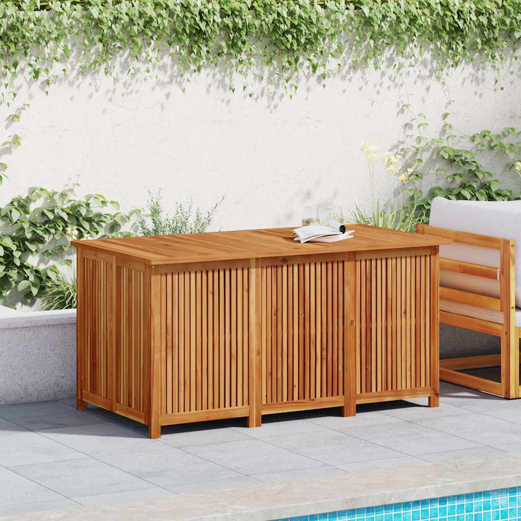 vidaXL Garden Storage Box 150x80x75 cm Solid Wood Acacia 3