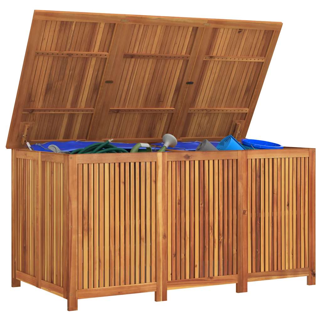 vidaXL Garden Storage Box 150x80x75 cm Solid Wood Acacia 6