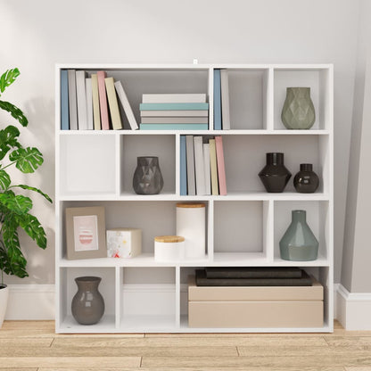Book Cabinet/Room Divider 105x24x102 cm White