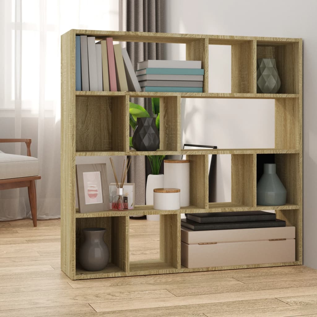Book Cabinet/Room Divider 105x24x102 cm Sonoma oak