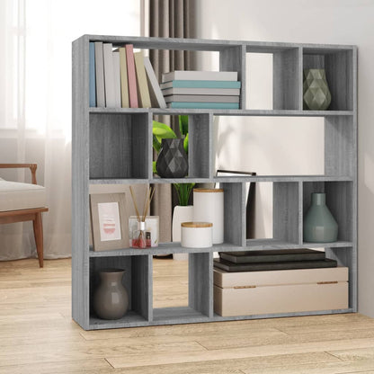Book Cabinet/Room Divider 105x24x102 cm Grey sonoma