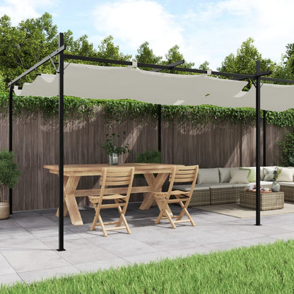 vidaXL Pergola with Retractable Roof