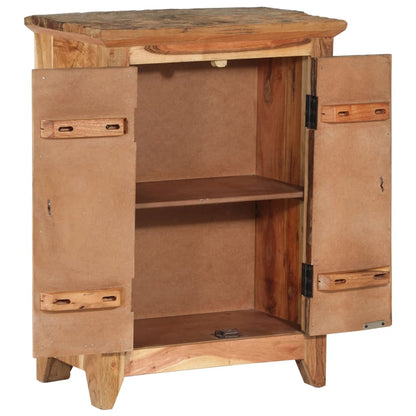 vidaXL Sideboard 55x33x75 cm Solid Wood Acacia and Reclaimed 3