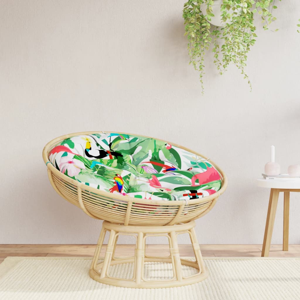 Round Cushion Ø Oxford Fabric 100 x 11 cm green and pink