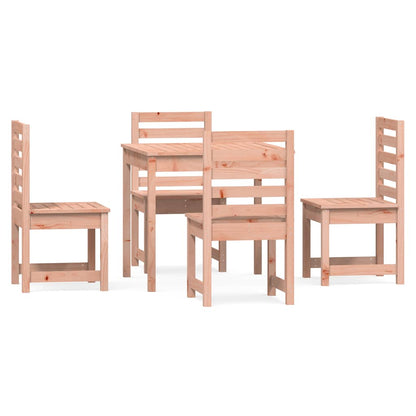 vidaXL 5 Piece Garden Dining Set Solid Wood Douglas 2