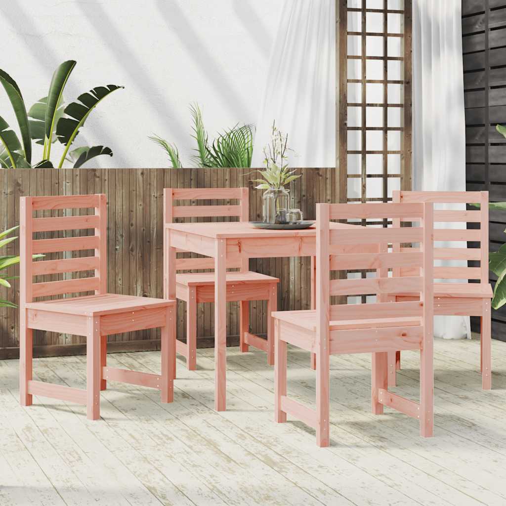 vidaXL 5 Piece Garden Dining Set Solid Wood Douglas 3