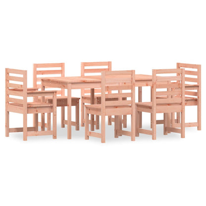 vidaXL 7 Piece Garden Dining Set Solid Wood Douglas 2