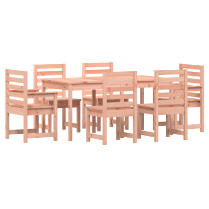 vidaXL 7 Piece Garden Dining Set Solid Wood Douglas 4