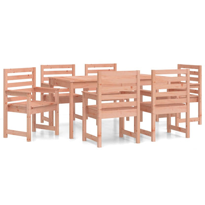 vidaXL 7 Piece Garden Dining Set Solid Wood Douglas 2