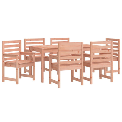 vidaXL 7 Piece Garden Dining Set Solid Wood Douglas 4