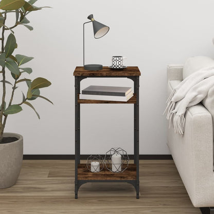 Side Table Engineered Wood Smoked oak