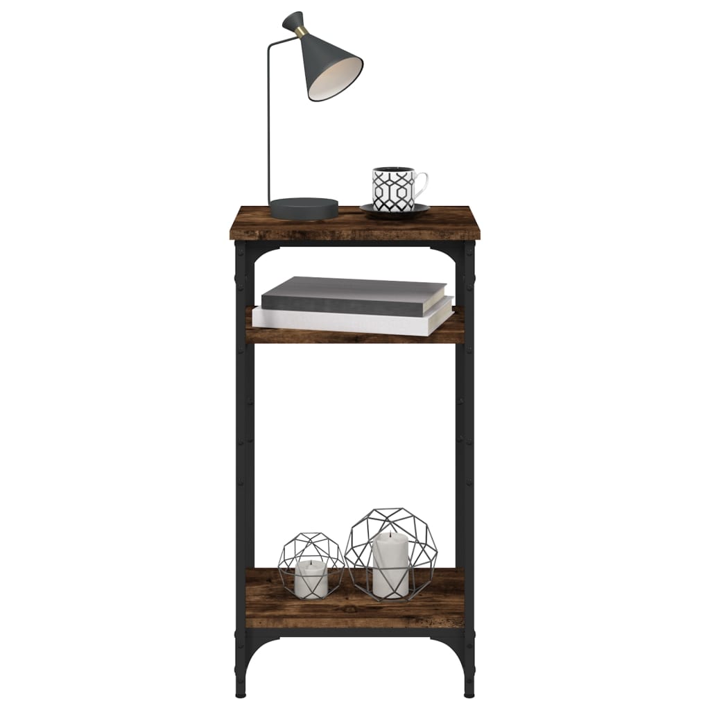 Side Table Engineered Wood Smoked oak