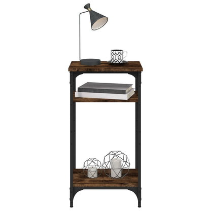 Side Table Engineered Wood Smoked oak