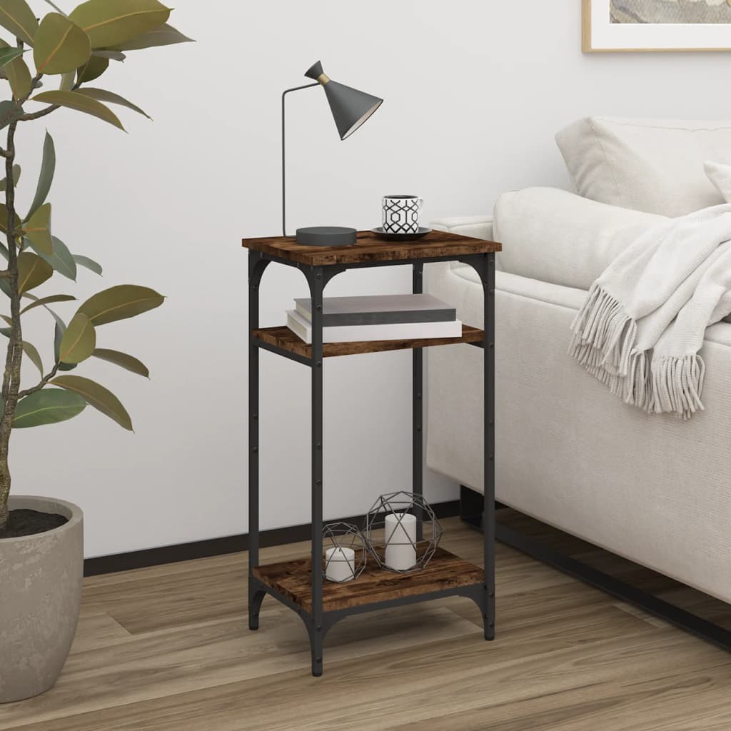 Side Table Engineered Wood Smoked oak