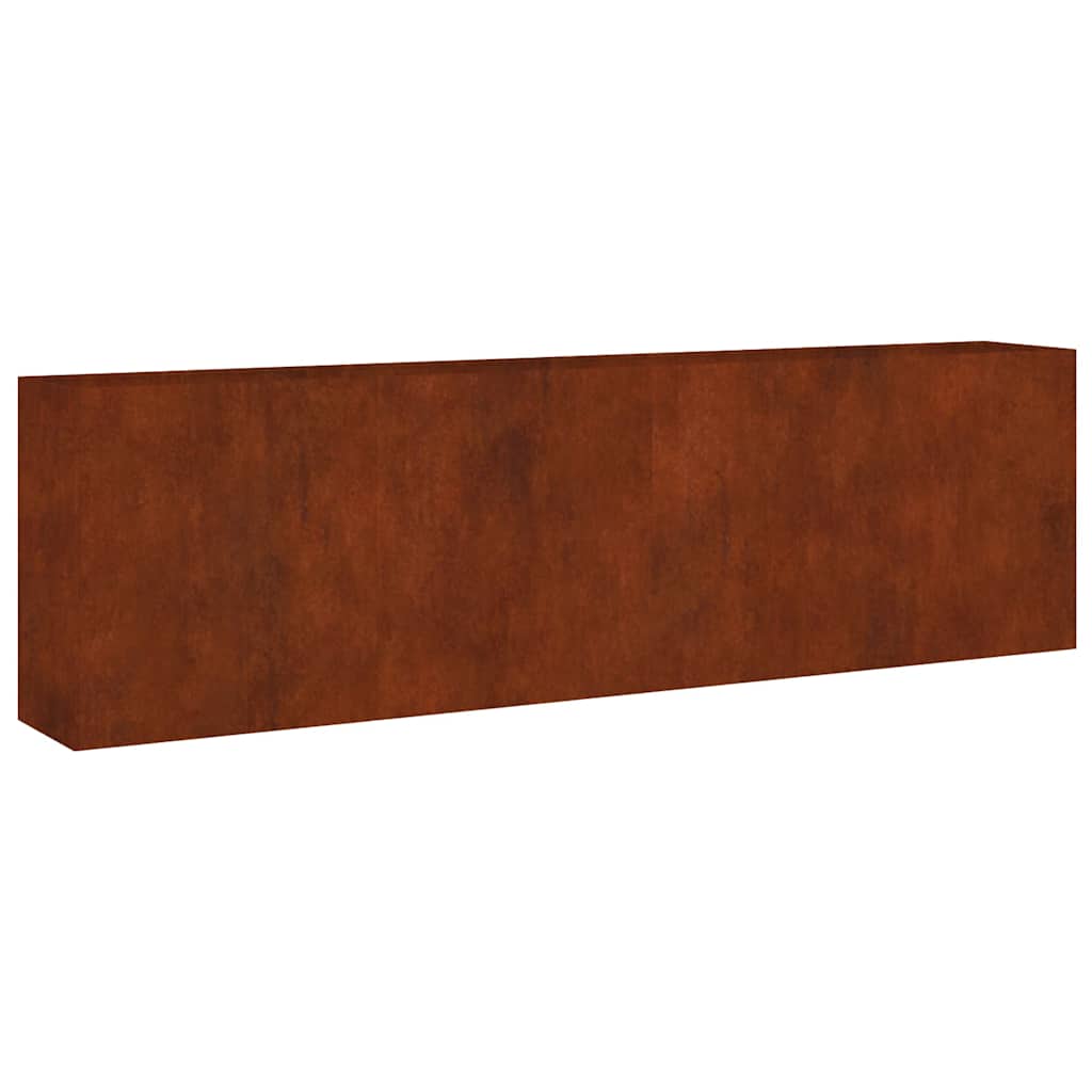 vidaXL Garden Raised Bed 280x40x80 cm Corten Steel 2