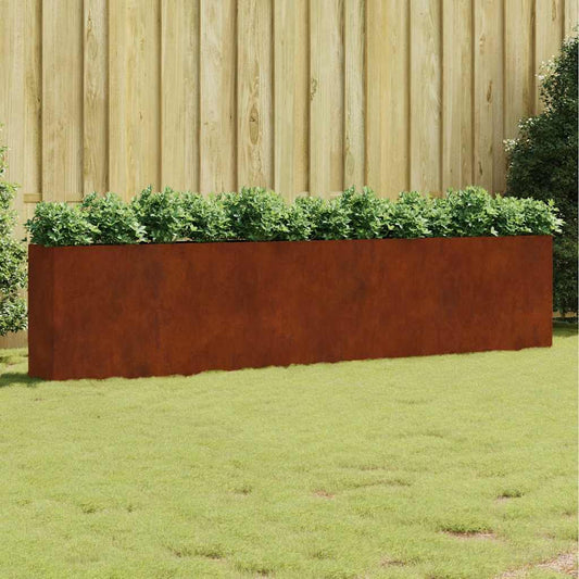 vidaXL Garden Raised Bed 360x40x80 cm Corten Steel 1