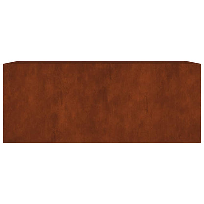 vidaXL Garden Raised Bed 200x80x80 cm Corten Steel 4