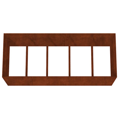 vidaXL Garden Raised Bed 200x80x80 cm Corten Steel 5
