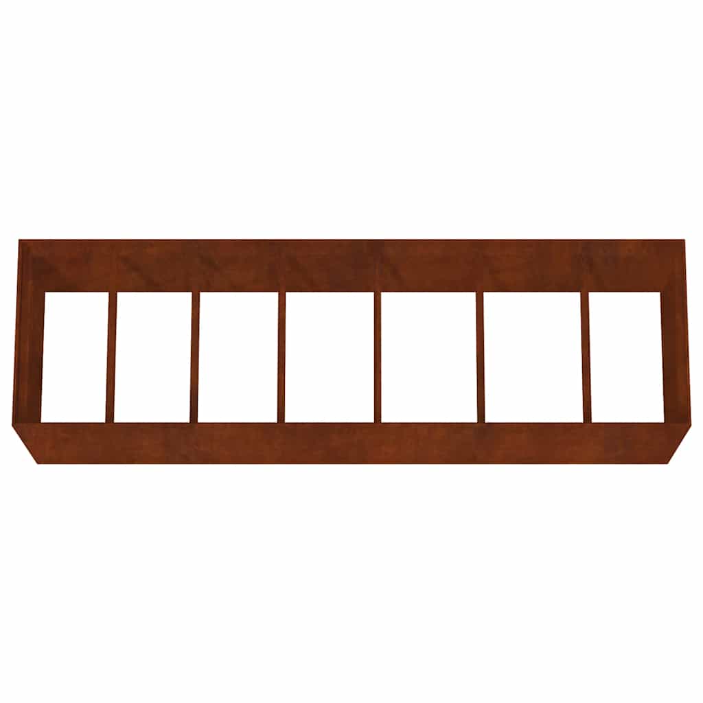 vidaXL Garden Raised Bed 280x80x80 cm Corten Steel 5