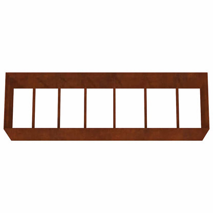 vidaXL Garden Raised Bed 280x80x80 cm Corten Steel 5