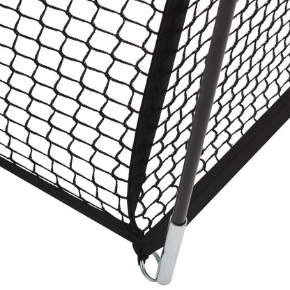 vidaXL Baseball Batting Cage Net Black 600x400x250 cm Polyester 6