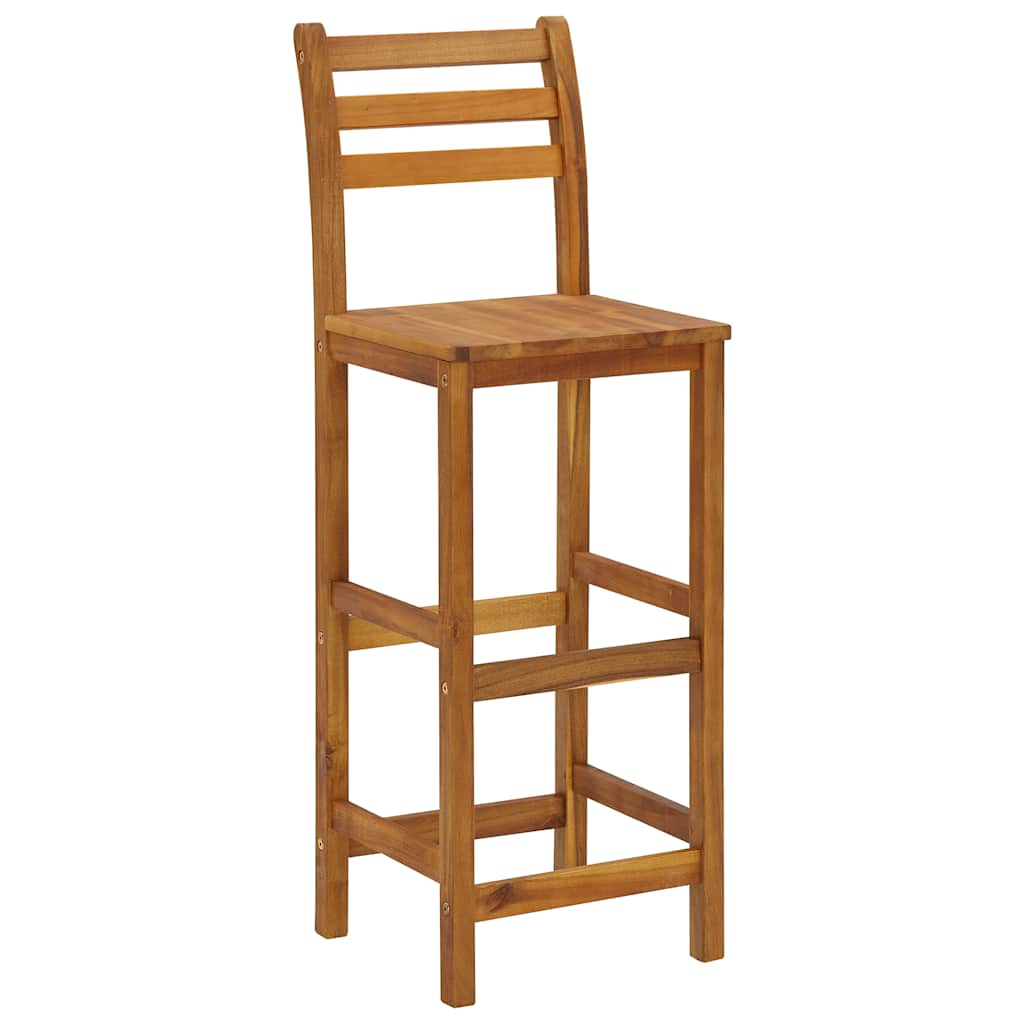vidaXL 3 Piece Garden Bar Set Solid Wood  Acacia 6