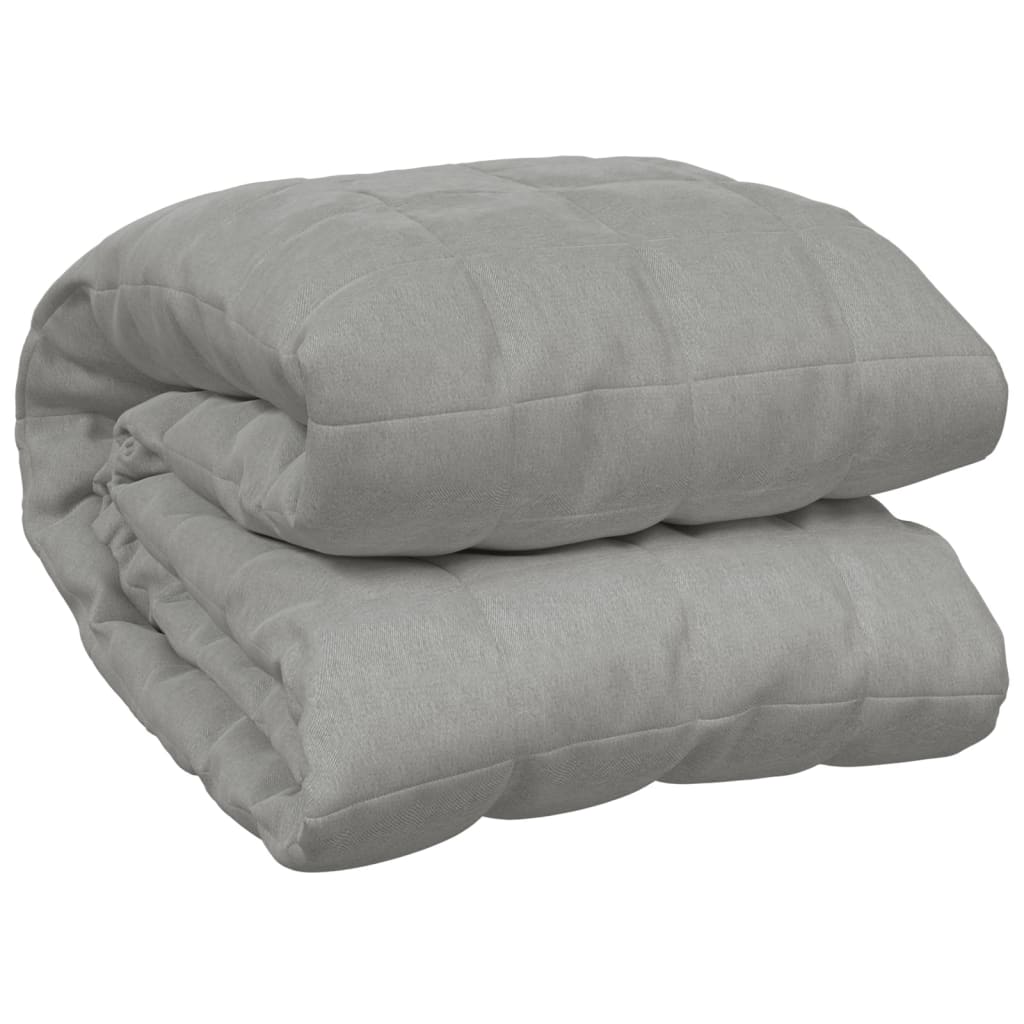 Weighted Blanket Fabric Grey 11 kg 220 cm 230 cm