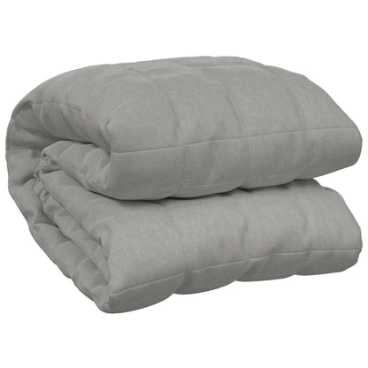 Weighted Blanket Fabric Grey 11 kg 220 cm 230 cm