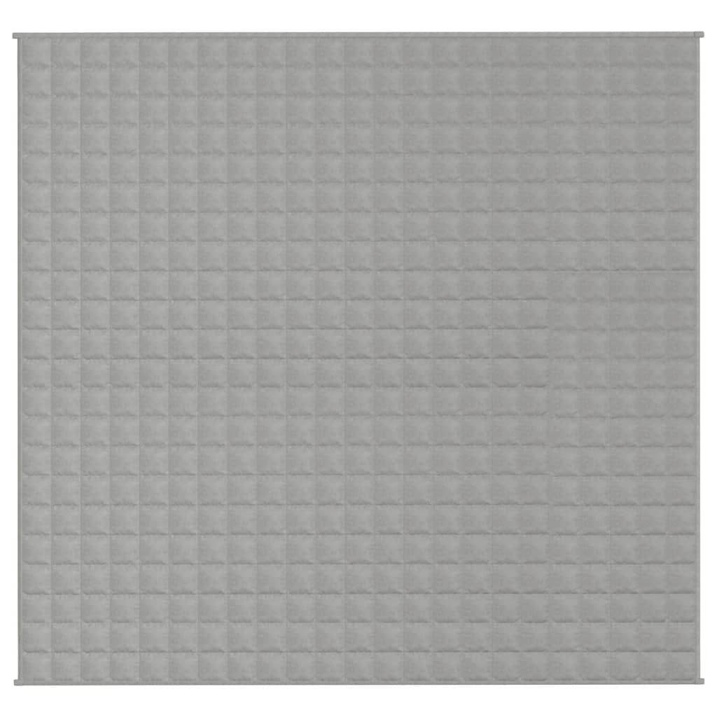 Weighted Blanket Fabric Grey 11 kg 220 cm 230 cm
