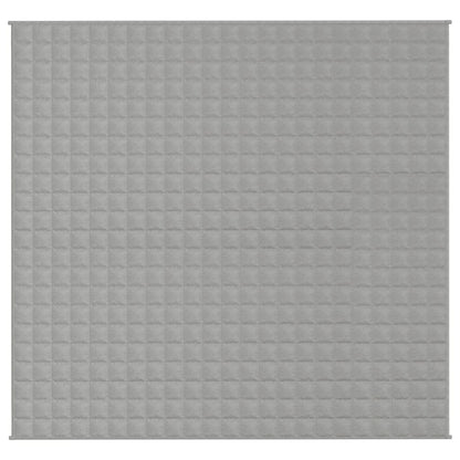 Weighted Blanket Fabric Grey 11 kg 220 cm 230 cm