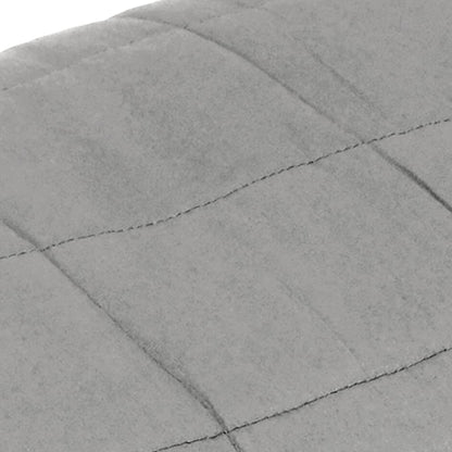 Weighted Blanket Fabric Grey 11 kg 220 cm 230 cm