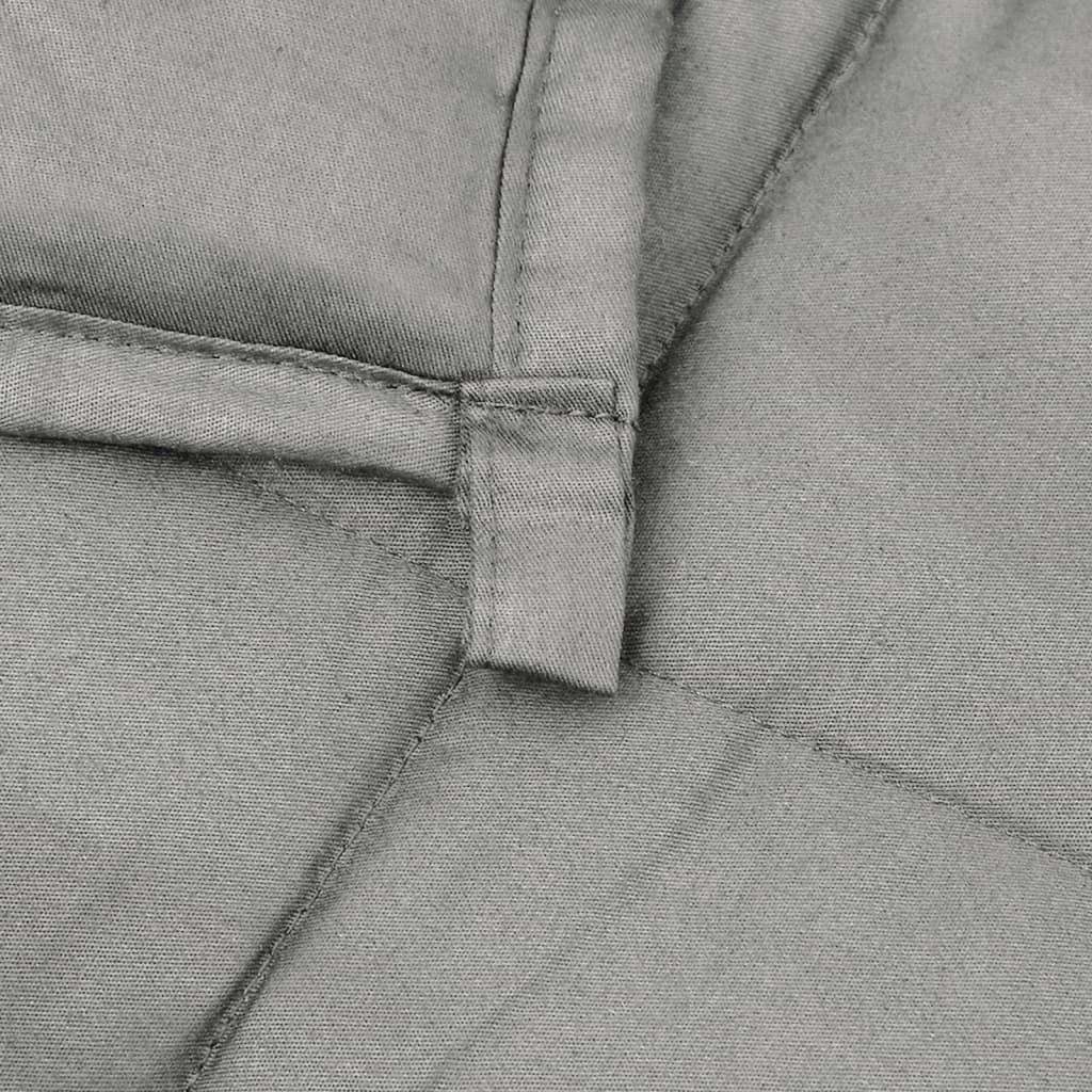 Weighted Blanket Fabric Grey 11 kg 220 cm 230 cm