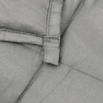 Weighted Blanket Fabric Grey 11 kg 220 cm 230 cm
