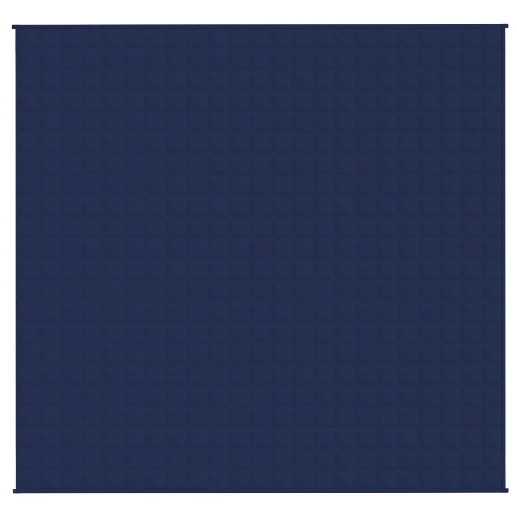 Weighted Blanket Fabric Blue 15 kg 230 cm