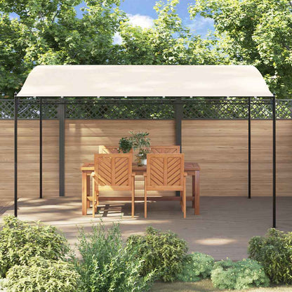 vidaXL Canopy Cream 4x3 m 180 g/m² Fabric and Steel 3