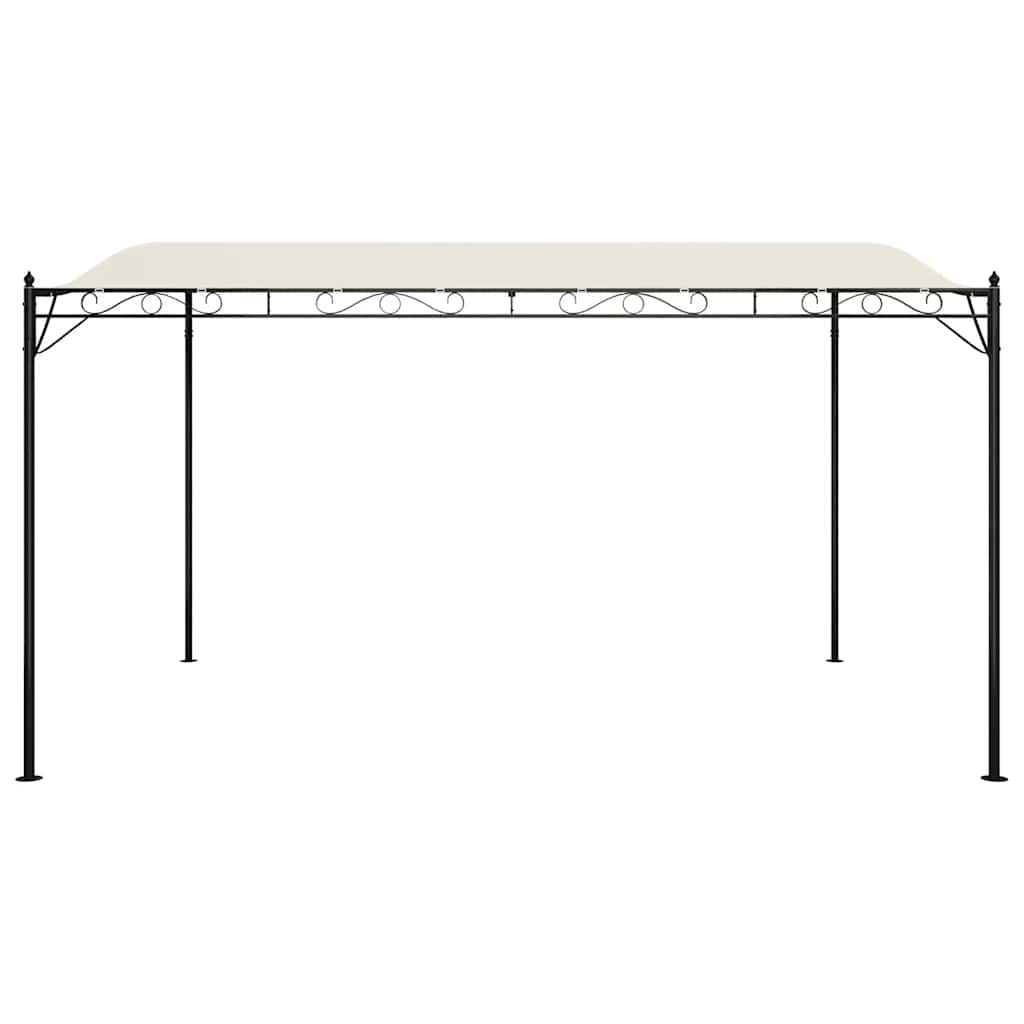 vidaXL Canopy Cream 4x3 m 180 g/m² Fabric and Steel 4