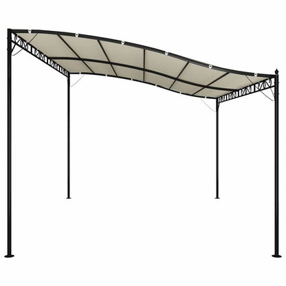 Canopy 4x3 m 180 g/m² Fabric and Steel Cream