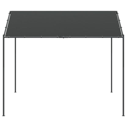vidaXL Canopy Tent Anthracite 4x4 m Steel and Fabric 3