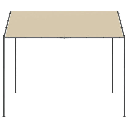 vidaXL Canopy Tent Beige 4x4 m Steel and Fabric 4
