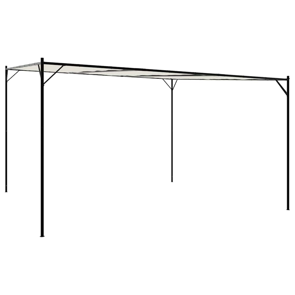 vidaXL Gazebo White 4x4 m 180 g/m² Fabric and Steel 2