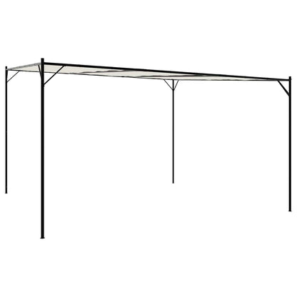 vidaXL Gazebo White 4x4 m 180 g/m² Fabric and Steel 2