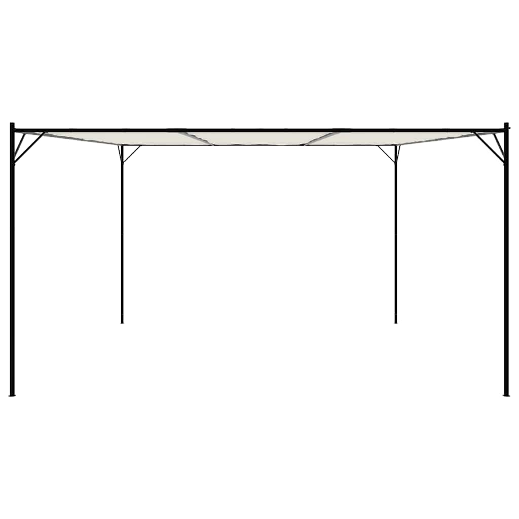 vidaXL Gazebo White 4x4 m 180 g/m² Fabric and Steel 4