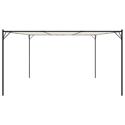 vidaXL Gazebo White 4x4 m 180 g/m² Fabric and Steel 4
